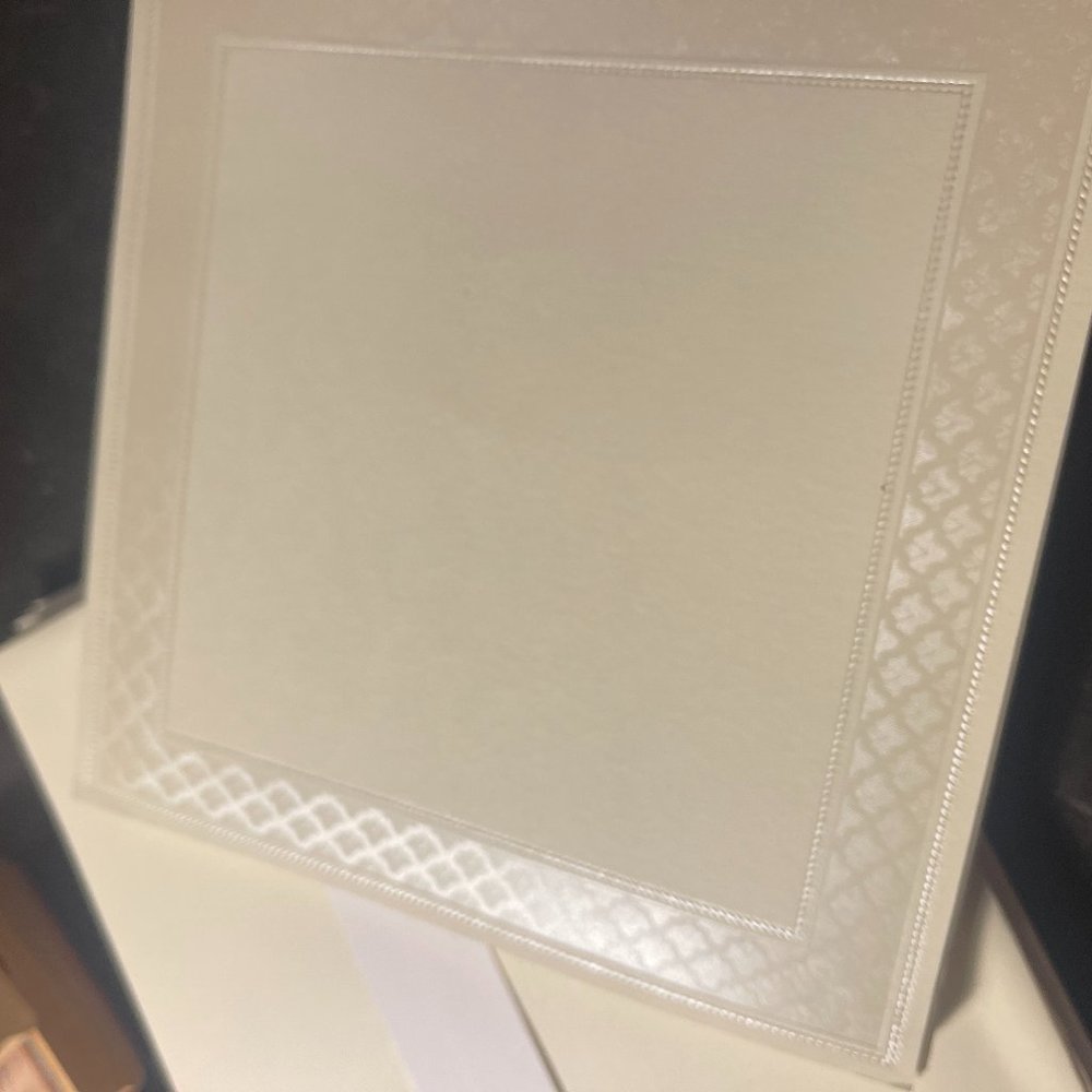 7" x 7" Ivory Invitation Note Cards & Envelopes 24 Pack (109)